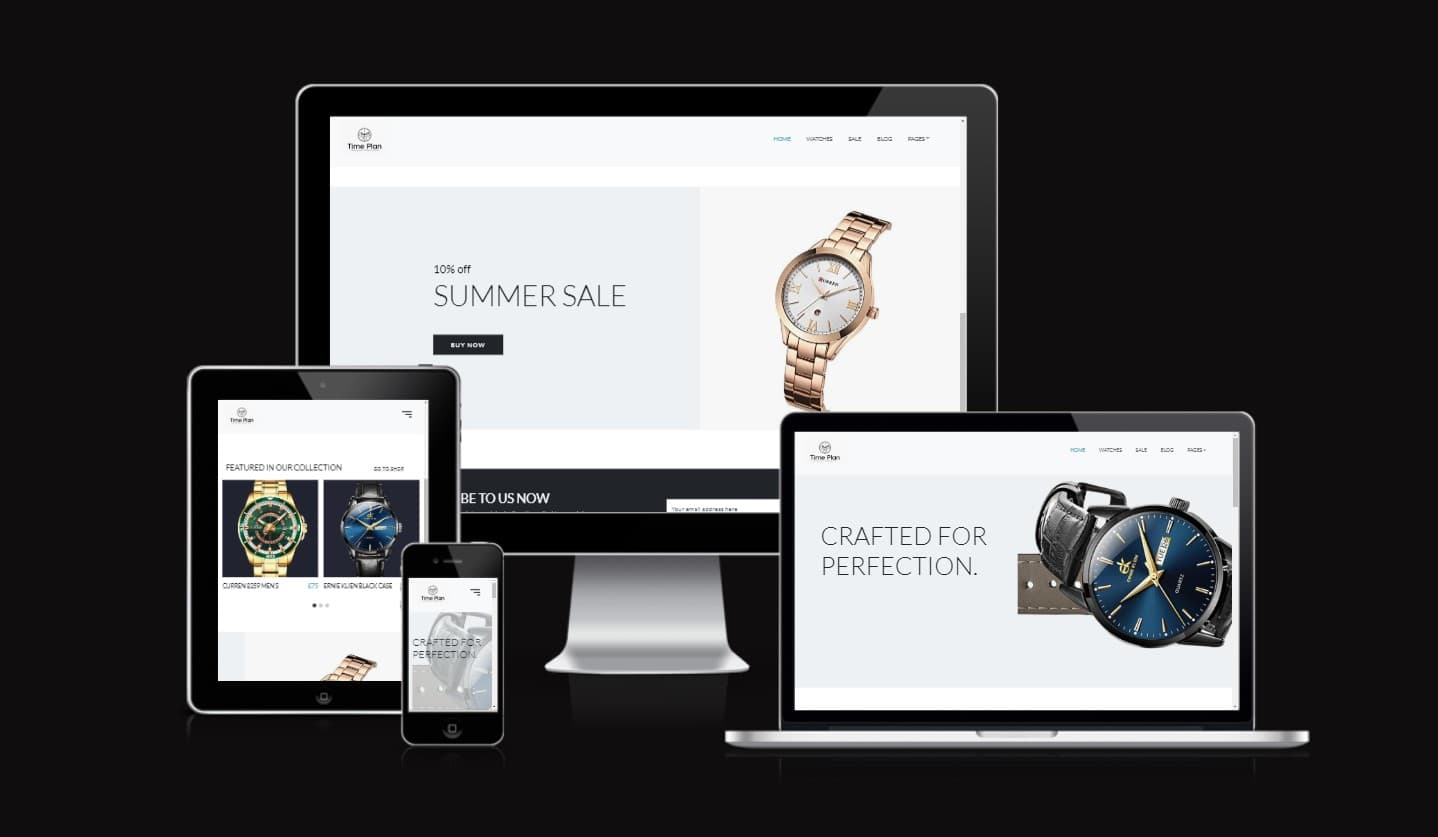 Timeplan website designed by Webvision