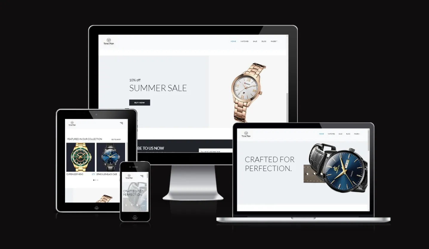 TimePlan site E-commerce